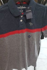 Gray deep blue with red stripe